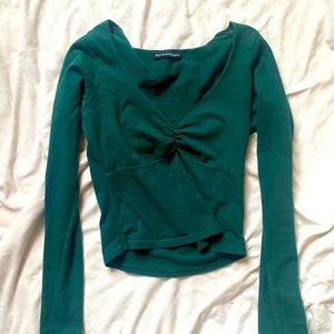 Brandy Melville green long sleeve